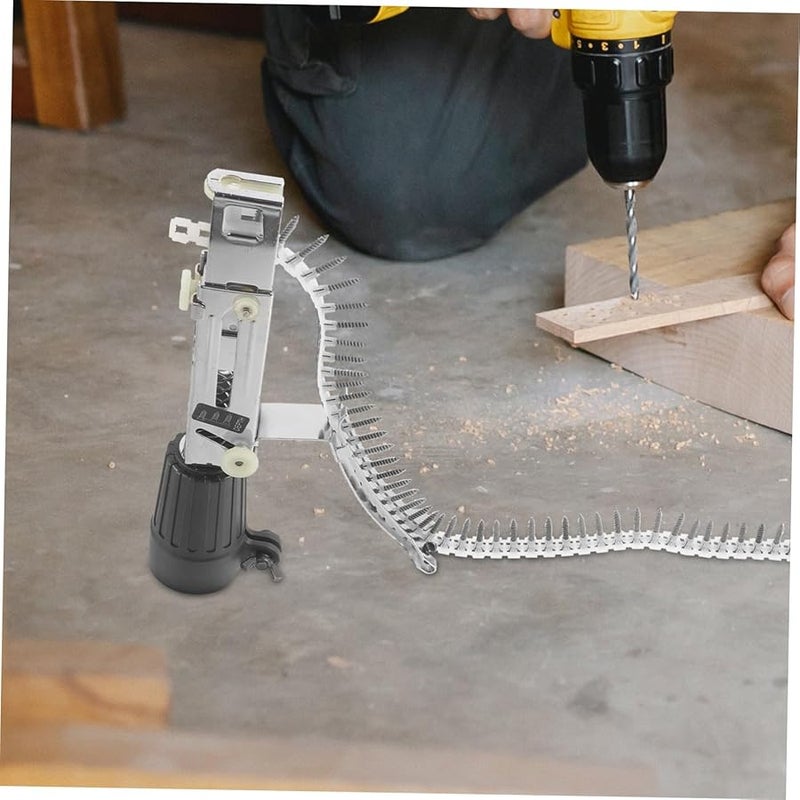 Cordless Electric Brad Nailer Staple Gun Woodworking Tool Automatic Stainless Steel - Image 3
